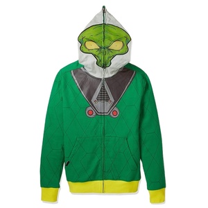Mode Hip-Hop Style À L'automne À Capuche 100 Coton Chandail Impression Personnalisée Logo Plein Zip Casual Chandail Hoodies - Product Image 1