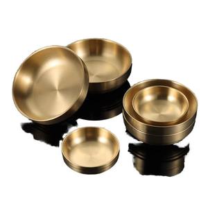 Premium Stainless Steel Bowls <b>Set</b> And Round <b>Serving</b> Plate for Home Dining Restaurants & Dining <b>Serving</b> Bowls - Product Image 2