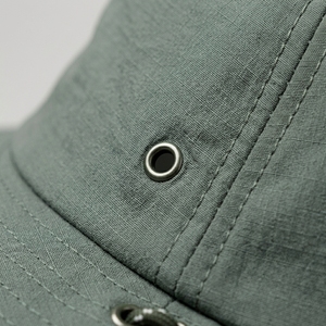 Unisex <b>Green</b> Bucket Hat Adjustable Brim Outdoor Casual Spring Summer Adult Hat Solid Color Polyester Canvas Style - Product Image 6