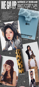 BABYMONSTER-มินิอัลบั้มชุดที่ 2 [WE GO UP] รุ่น PATTERN ซีดีเพลงป๊อปเกาหลีสำหรับทุกวัย พลาสติกและกระดาษ - Product Image 3