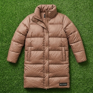 Nautch <b>Men</b> Long Puffer <b>Jacket</b> Stand Collar <b>Down</b> <b>Filled</b> Windproof Winter Coat Solid Color Button Closure Casual Style - Product Image 6