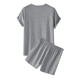 Conjunto de Camiseta y Pantalones Cortos Casuales de Verano para Hombre, Transpirable, Estilo Urbano, Deportivo, Manga Corta, Hecho en Pakistán, Ropa para Hombre - Product Image 6