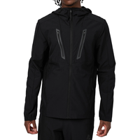 Ensemble survêtement coupe-vent personnalisé pour homme, en nylon/polyester tricoté, séchage rapide, sportif, à capuche, haute qualité, veste et pantalon