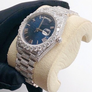 Relojes de Lujo Hechos a Mano, Edición Limitada, Joyas de Belleza Artísticas, Unisex, Clásicos, Hip Hop, Automáticos, Mecánicos, ETA, Acero Inoxidable, Zafiro - Product Image 3