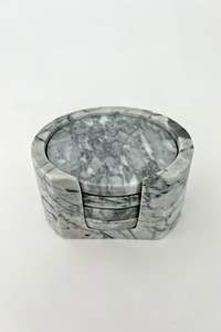 Round <b>Marble</b> <b>Coasters</b> With Polished Surface For Elegant Dining Experience And Premium Kitchen Accessories - Product Image 5