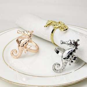 Anneaux de serviette en métal de haute qualité pour serviettes en tissu, décoration de table élégante et durable pour restaurants et hôtels - Product Image 6