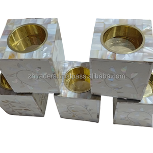 Brûleur d'encens moderne en résine et nacre Porte-encens de luxe Idéal pour la décoration de la maison, les célébrations du Ramadan et l'Aïd - Product Image 5