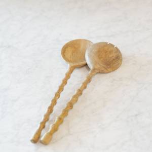 Ustensiles de cuisine écologiques faits à la main, tendance, très vendus, cuillères en bois naturel, article indispensable - Product Image 2