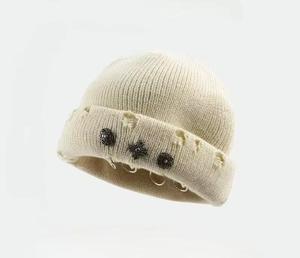 Chapeau d'hiver décontracté unisexe en tricot jacquard à rabats pour les oreilles, 100 % acrylique, motif rayé, pour enfants, circonférence de tête réglable - Product Image 5