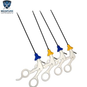 Tijeras Laparoscópicas Desechables Premium, Pinza de Presión Estéril, Instrumentos Quirúrgicos Mínimamente Invasivos para Laparoscopia General - Product Image 1