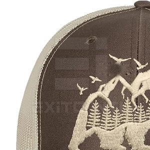 Casquette de camionneur en maille de coton de haute qualité avec logo personnalisé, casquettes de camionneur personnalisées, casquettes de camionneur brodées en 3D - Product Image 6