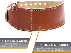 Unisex Customized Color Cowhide Heavy Duty <b>Strong</b> Workout Belt Durable Back Support Fitness Genuine Leather Logo Imprint Weight - Product Image 2