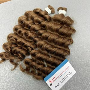 Paquetes de ondas profundas de pelo crudo vietnamita de gran oferta 2024, Vapor Súper dibujado rizado, muchos colores disponibles - Product Image 2