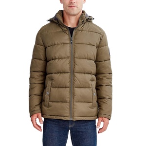 Blouson matelassé en toile de haute qualité pour homme, imperméable, séchage rapide, écologique, avec logo personnalisé, Hiver 2026 - Product Image 2