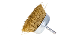 50mm/60mm/75mm Heavy Duty Brass Plated Wire Cup <b>Brush</b> with Shank for Drill Grinder Rust Removal Cleaning Tool - Product Image 2