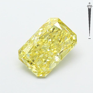 Diamant de laboratoire CVD certifié IGI, taille Radiant, 1,48 carat, couleur Jaune Intense Fantaisie, clarté VS1, LG 791626994, ROYAL GEMS FOR JEWEL - Product Image 3
