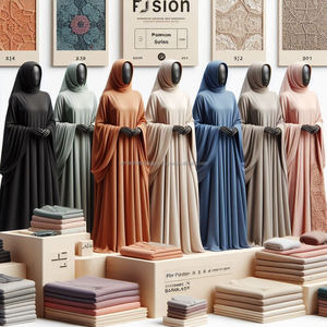 Stili Premium confortevoli ed eleganti Abaya disegni personalizzabili e si adattano abbigliamento tradizionale musulmano e accessori - Product Image 2