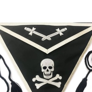 Conjunto de Delantal y Cuello Reversibles Estilo Real, 100% Tela, Diseño Exclusivo, Logotipo Personalizado, Conjunto Formal para Ceremonias - Product Image 4