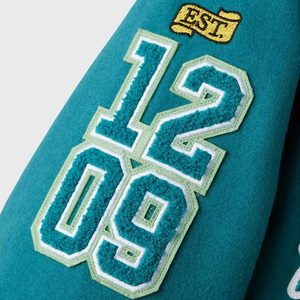 High Quality Hooded Varsity <b>Baseball</b> <b>Bomber</b> <b>Jacket</b> Winter Custom Logo Embroidery Men's OEM - Product Image 6