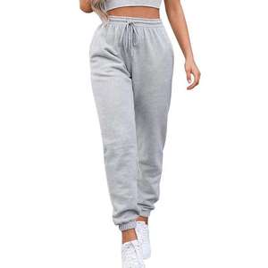 Pantalon de jogging athlétique pour femme, plusieurs couleurs - Vente en gros, pantalon décontracté à taille élastique et devant plat - Product Image 3