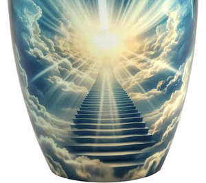 โกศบรรจุอัฐิงานฝีมือสมัยใหม่สำหรับผู้ใหญ่ ขายส่ง สไตล์อเมริกัน โกศตกแต่งสำหรับบุรุษและสตรี - Product Image 4