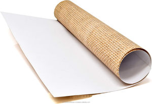 Manteles individuales rectangulares de papel estampado de yute de 11" x 17" con revestimiento rústico, estilo vintage campestre, para decoración de mesa y fiestas. - Product Image 5