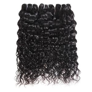 Extensiones de cabello humano Remy virgen rizado ondulado de 14-32 pulgadas de alta calidad al por mayor trama de cabello de bambú vietnamita trama Genius - Product Image 2