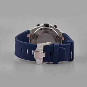 Bijoux noirs de l'océan A.P. Montre Hip-Hop Automatique de Luxe en Acier Inoxydable Moissanite Jumbo la Plus Demandée pour Hommes et Femmes – Tendance et Abordable - Product Image 6