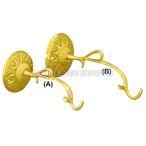 Soporte para Colgar Velas de Aceite |   Soporte de pared de latón para lámpara de santuario - DOUBLE VEE EXPORTS - Product Image 2
