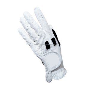 Guante de golf de cuero PU sintético transpirable de alta calidad hecho a medida para mujeres y hombres logotipo personalizado de mano izquierda hecho en Indonesia - Product Image 4