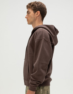 Sudadera con Capucha Extra Grande para Hombre, 350GSM, Felpa Gruesa, Sudadera de Forro Polar, Proveedor de Logotipos con Bordado Personalizado - Product Image 3