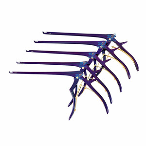 Punzón Óseo Kerrison de Titanio Morado de 20 cm, Instrumento Quirúrgico para Laminectomía y Neurocirugía, Más Vendido - Product Image 1