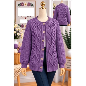 Pulls 100% acrylique ou coton, calibre 12, pour femmes, très tendance, style décontracté, pour la saison hivernale, fournisseur du Bangladesh. - Product Image 4