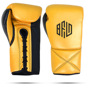 Guantes de Boxeo para Entrenamiento Profesional, Sparring y Venta al por Mayor, Guantes de Competición Profesionales con Cordones en Cuero Genuino - Product Image 1