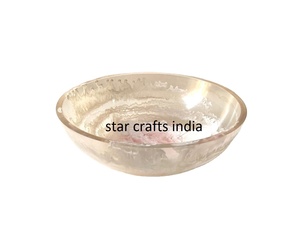 Cuencos de resina con espejo transparente Gava para comida o ensaladas, utensilios de cocina para el hogar, platos para servir Pasta, arroz, sopa, nueces, tazón - Product Image 1