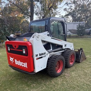 Bobcat de qualité supérieure, chargeuse compacte sur chenilles, broyeur, moteur diesel, hydraulique auxiliaire, pour la construction - Product Image 5