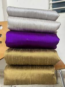 Tissu en Soie Brute Dupionne Pure de Qualité Supérieure, Matière Textile de Luxe pour Vêtements, Fournisseur en Gros, Textiles Artisanaux de Créateur - Product Image 4