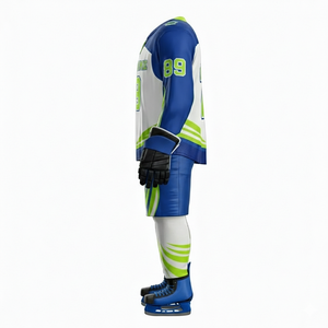 Jersey de Hockey sobre Hielo Personalizado 2026 OEM |   Tela de malla transpirable de secado rápido |   Fabricante de Uniformes de Hockey Sublimados para Equipos - Product Image 6