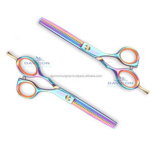 DAVICON-Tijeras de adelgazamiento, profesionales, de Color arcoíris - Product Image 3