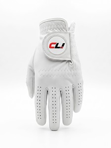 <b>Top</b> Quality Cabretta <b>Leather</b> Golf Gloves <b>White</b> Genuine Premium Breathable Non Slip Custom Logo OEM Packaging Left Hand Men Sport - Product Image 6
