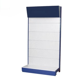 ชั้นวางสินค้าแบบตั้งพื้นพร้อมแผงเพ็กบอร์ดสำหรับจัดเก็บและโชว์เครื่องมือช่าง - Product Image 2