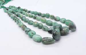 Cuentas de Esmeralda Natural AAA en Forma de Pepita Lisa, 8x12-13x16 MM, Cuentas Sueltas de Esmeralda de 16 Pulgadas para la Fabricación de Joyas - Product Image 6