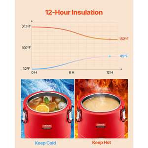 Distributeur de boissons isothermes 8 Gal/30L pour boissons chaudes et froides - Product Image 3