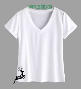 T-shirt personnalisé pour homme à col en V, 180 GSM, 100% coton uni, manches courtes, OEM ODM, faible MOQ, vente en gros directe d'usine - Product Image 6