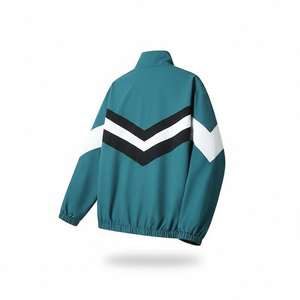 Veste coupe-vent pour homme de haute qualité, entièrement sublimée, tissu respirant, motif uni, fermeture éclair, imperméable, à prix raisonnable - Product Image 5