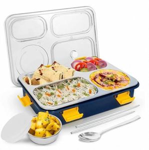 High Quality Multi Compartment Stainless Steel <b>Lunch</b> <b>Box</b> Balanced Meal <b>Packing</b> At Bulk Price <b>Lunch</b> <b>Box</b> - Product Image 1