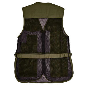 Red Hunting Vest Men Sleeveless Breathable Mesh Polyester Summer Outdoor Wear Adult Size - Product Image 5