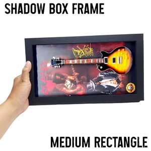 Cadre musical Slash en forme de portrait 7,8 x 13,8 pouces avec guitare et cadre en verre pour cadeaux musicaux et souvenirs - Product Image 3