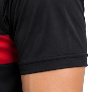 Manufacturer Men Black Red and <b>White</b> Performance Sports T Shirt Quick Dry Athletic Gym Running Training Tee Custom Logo OEM - Product Image 5