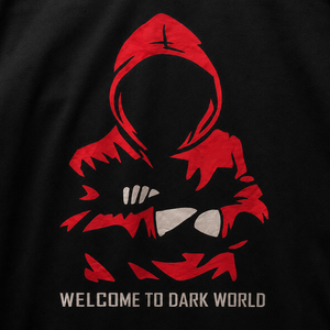 Camiseta Negra Personalizada de Algodón 100% de 230g, Cuello Redondo, Manga Corta, Estilo Urbano, Hombros Caídos, Hecha en Pakistán - Product Image 4